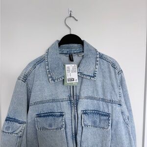 H&M Light Wash Denim Jacket